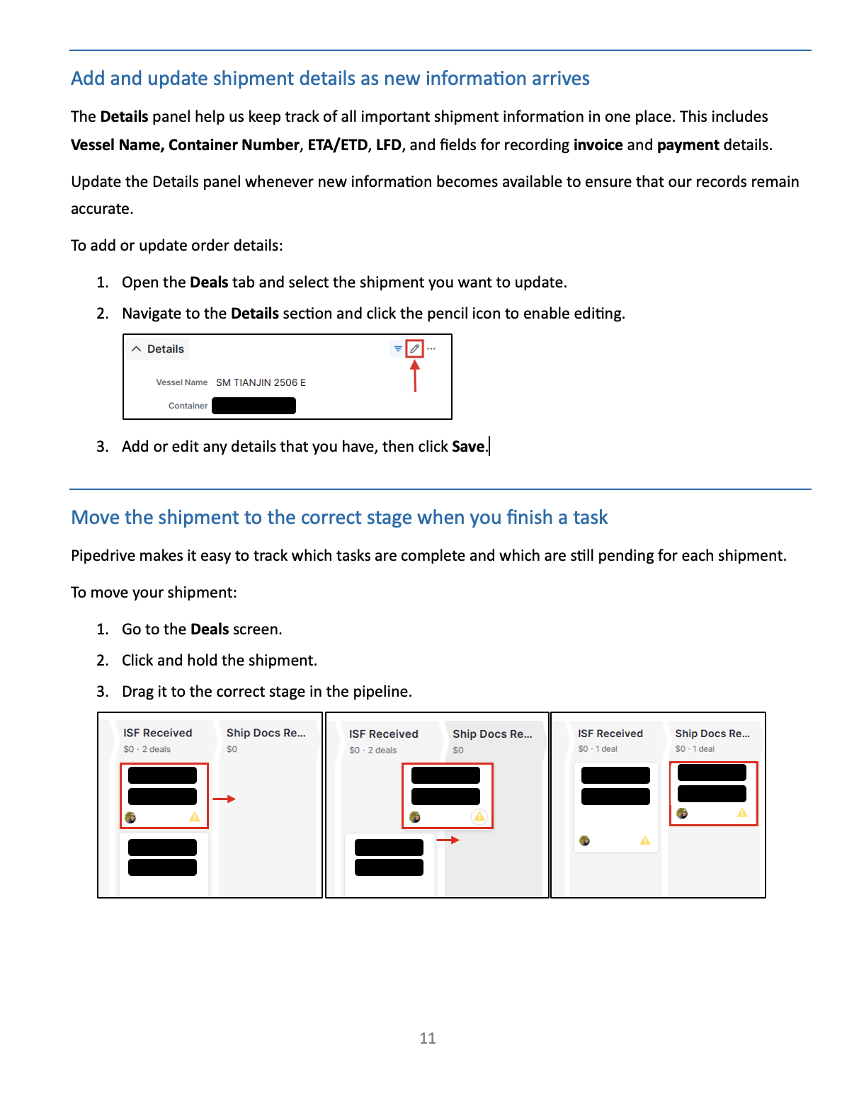 Step-by-step procedures with screenshots