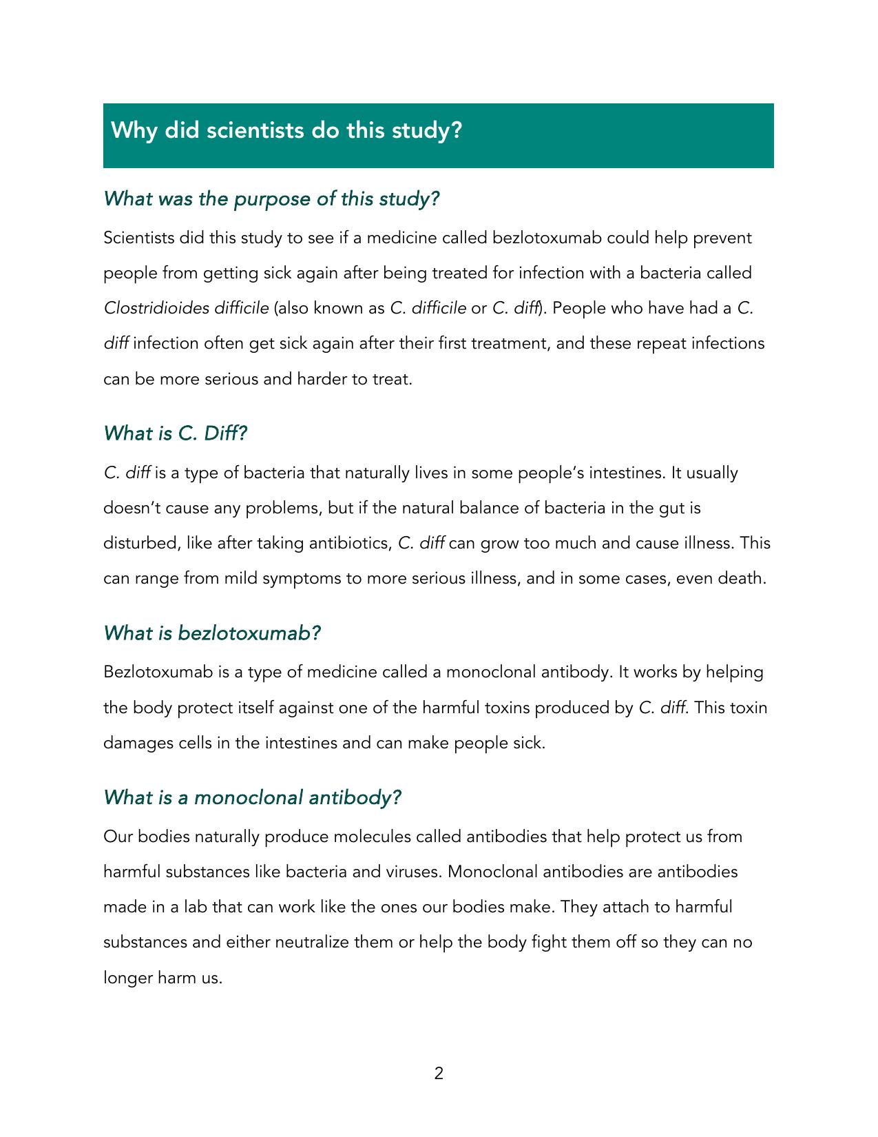 Clinical Trial Plain Language Summary